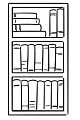 bedroom bookshelf 